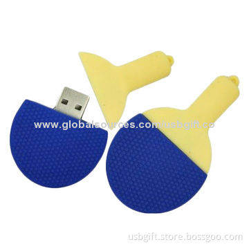 Sports USB Flash Drive, PVC Material, 4GB